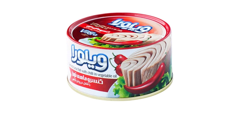 ماهی تن در روغن گیاهی با طعم فلفل 180 گرمی